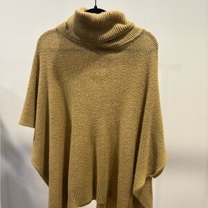 LC Lauren Conrad Warm Tan Cowl Neck Sweater